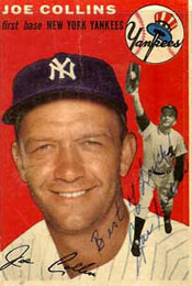 Yankees 1B Joe Collins